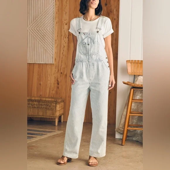 Faherty Topsail Straight Leg Overall - Picture 2 of 15